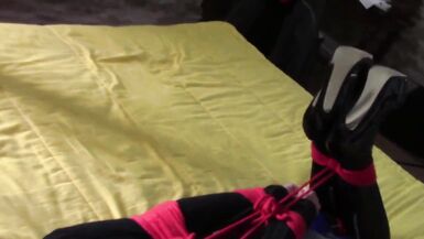 Laura On Heels and The Throater get off on Milf Ball Gag Compilation