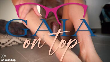 Watch the perfect blonde MILF GaiaOnTop squirt with her huge balloons while playing with her private squirt toy