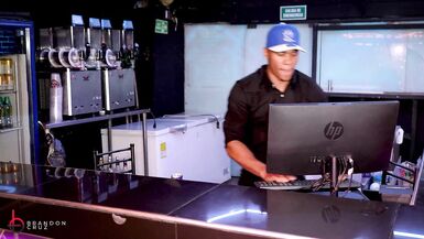 Liindsay Castro & Andrea Castro take on a hard cock at work & get rewarded with a hot interracial fuck