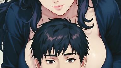 Madrastra tetona se pone sucia con la verga grande de su hijastro - creampie sin censura anime - 4 image