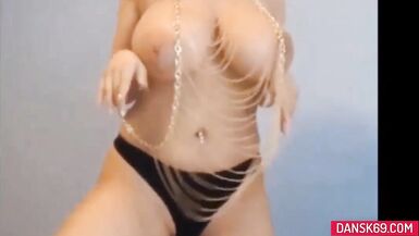 Alicelevine, the busty Dane, flaunts her natural tits in a hot lingerie shoot - 11 image