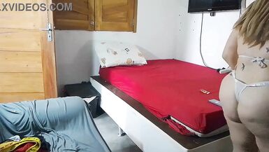 Blonde MILF Vivi Guedez gets natural tits and a hot tan in Dick Hot's photo shoot