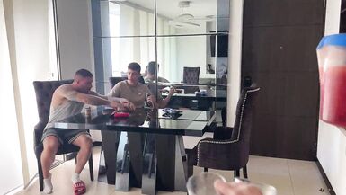 Brady, Yenifer, Papi & Raul's dirty games with Colombian MILF - A double domination orgy! - 2 image