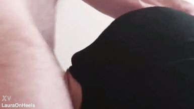 Watch Laura On Heels & The Throater get their mouths and throats stuffed with hard cocks and messy creampies