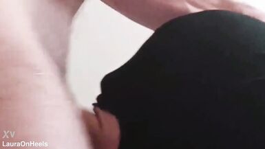 Watch Laura On Heels & The Throater get their mouths and throats stuffed with hard cocks and messy creampies