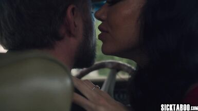 Little Puck and Lucky Fate get wild with big cocks & deepthroating in hot threesome action