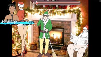 ManorCookie gets naughty as Santa's Elf in this ecchi time-trave models game