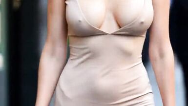 Compilation of busty MILFs with Massive Natural Tits Bouncing in Public - 8 image