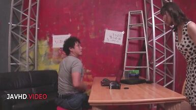 Maria Sasaki and Ichikawa get a hardcore creampie from Hiroshi Tanaka's senior stud