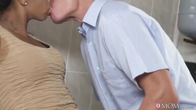 Isabella Chrystin caught by neighbor MILF next door, gets wild and horny - 3 image