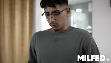 Stepmom Danielle Renae gets her big boobs jizzed on by stepson Diego Perez - 3 image