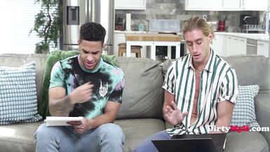 Watch Misty Meaner & Mike Ox take turns on a curvy MILF in a hot threesome with a hot BBW - 3 image