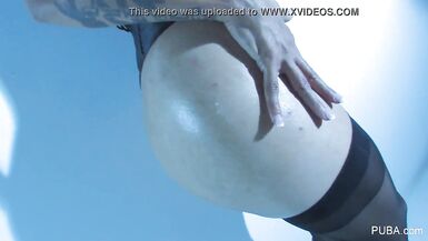 Dana Vespoli teases and pleases herself in solo play