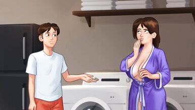 Stepmom Joyboygames craves a big white cock to ride all over the house - 2 image