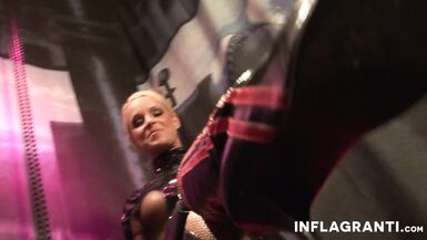 German MILF with massive tits dominates POV whipping and spanking