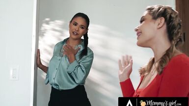 Nicole Aria & Dana Vespoli: MILF Boss Spanks & Fucks her Submissive Girl - Exclusive!