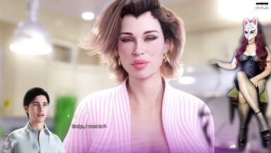 Playful Fox Plays: MILF stepmom gets naughty while gaming