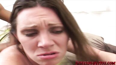 Rayveness is not afraid of Boz's massive black snake - big black cock, doggystyle, reverse cowgirl, and busty mil - 13 image
