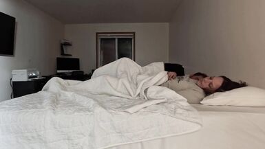 Mya Lane's curvy body slides into bed at night to bang a big-dicked stud