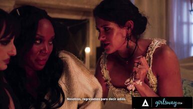 Lana Smalls & August Skye: MILF babes who love rough pussy eating and double penetration!