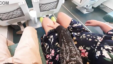 Watch ExpressiaGirl & ExpressiaBoy get naughty on a public train - 10 image