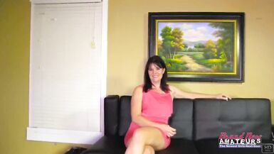 Watch Jeff Lacy stroke his big cock on top of curvy milf McKayla's massive tits