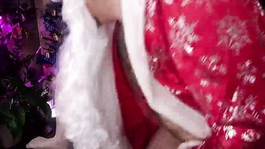 AimeeParadise and Peter Stone get wet and wild with a Christmas cosplay party