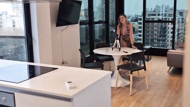 Watch Sol Peterson and Luenok get down and dirty in this wild wedding massage with a busty bride