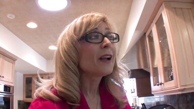 Ally Evans & Nina Hartley team up to learn how to lick pussy in hot lingerie action