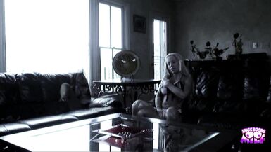 Davia Ardell's skinny body takes a rough pounding from Alex Sanders' massive cock