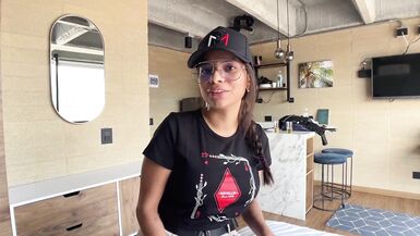 Mila Garcia's First Amateur Casting with a Colombian Busty Butt MILF