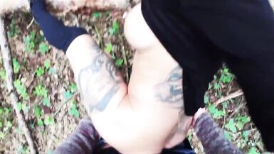 Fit XXX Sandy gets a rough outdoor fuck in German housewife POV