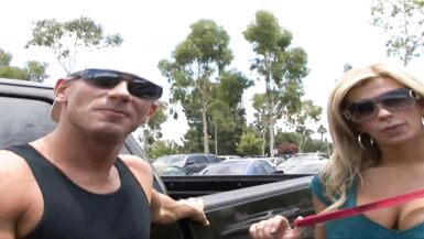 Kendall Brooks gets her tight ass drilled by Johnny Sins in stockings and lingerie