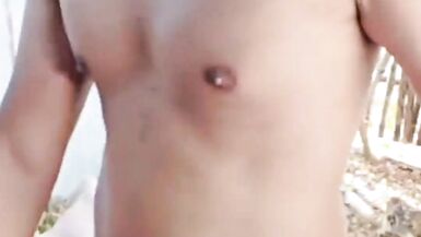 Thai MILF Fahsai's first time outdoor sex with a big dicked stud