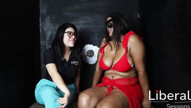 Watch these big-breasted Latina babes get their natural tits and tight holes drilled by strangers in a glory hole - 2 image