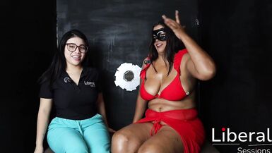 Watch these big-breasted Latina babes get their natural tits and tight holes drilled by strangers in a glory hole - 3 image