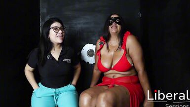 Watch these big-breasted Latina babes get their natural tits and tight holes drilled by strangers in a glory hole
