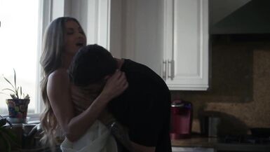 Silvia Saige's busty MILF friend Bad Boy rides Victor Ray while Mom's away - 3 image