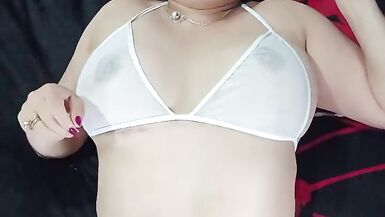 La esposa infiel caliente de Dante y AlinaVelvet, MILF latina curvy de tetas y culo grandes, follada a cuatro patas POV casero - 10 image