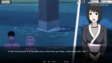 Смотри Наруто: первый подводный секс тренера Кунои с 18-летним парнем в Naruto Anime Hentai Game - 11 image