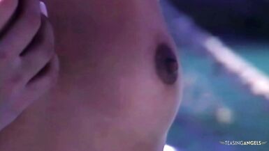 Princyany's natural boobs bounce as she takes it up the ass on a boat ride