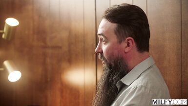 Redhead MILF Zoe Grey gets her mouth and pussy stuffed by BBC while hubby's away