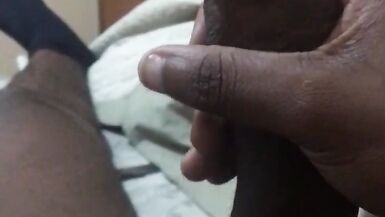 Watch me think about my boss MILF as I get pounded by a BBC in POV homemade video