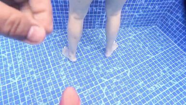 Alevalsex & Dweybigass get a real ass pounding in the pool