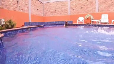 Alevalsex & Dweybigass get a real ass pounding in the pool