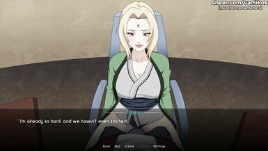 Naruto: Kunoichi Trainer: Loira gostosa Tsunade faz garganta profunda, gozada dentro e ação anal no hentai de Naruto - 6 image