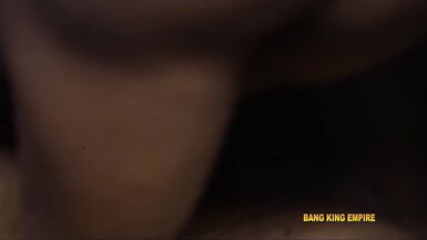 Watch this curvy ebony stepsister get her perfect tits smashed by a BBC in rough doggystyle action