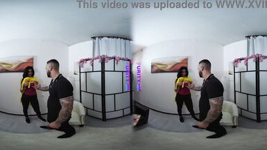 Debora's stunning face drips with cum in POV delivery