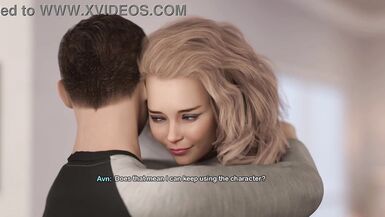 Yuri finally gets her tenant's kiss in Bimbo Dream #37 - The Big Tits Anime Game