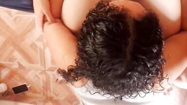 Stepson bangs curvy MILF while stepmom is away - colombia homemade video - 4 image